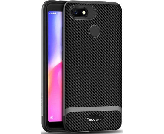 Купить Чехол-накладка Ipaky Bumblebee Series/PC Frame With TPU Case Xiaomi Redmi 6A Gray, фото , характеристики, отзывы