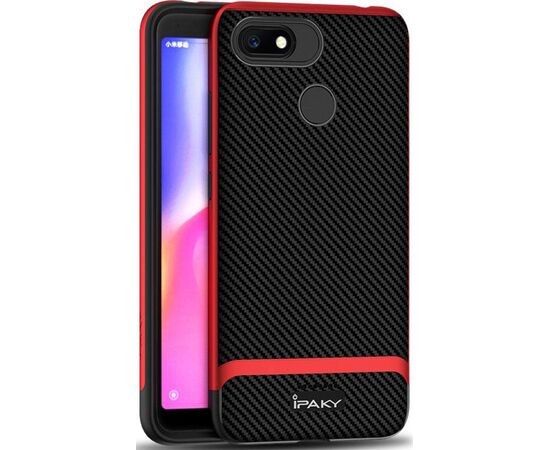 Придбати Чехол-накладка Ipaky Bumblebee Series/PC Frame With TPU Case Xiaomi Redmi 6A Red, image , характеристики, відгуки