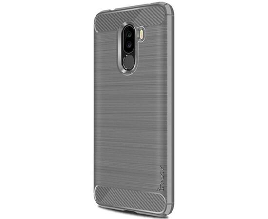 Придбати Чехол-накладка Ipaky Slim Anti-fingerprint TPU Case Xiaomi Pocophone F1 Gray, image , характеристики, відгуки