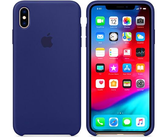 Купить Чехол-накладка TOTO Silicone Case Apple iPhone XS Max Midnight Blue, фото , изображение 3, характеристики, отзывы