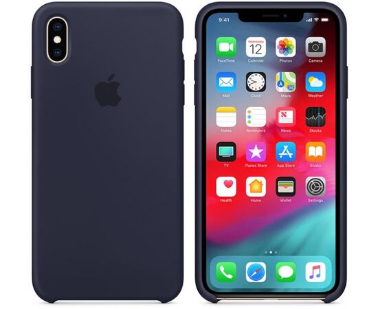 Придбати Чехол-накладка TOTO Silicone Case Apple iPhone XS Max Dark Blue, image , зображення 2, характеристики, відгуки