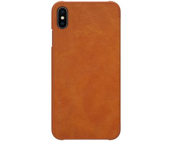 Купить Чехол-книжка Nillkin Qin Leather Case Apple iPhone XS Max Brown, фото , характеристики, отзывы