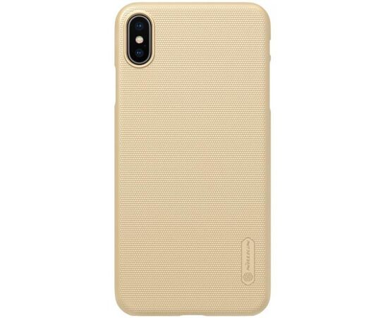 Купить Чехол-накладка Nillkin Super Frosted Shield Case Apple iPhone XS Max Gold, фото , характеристики, отзывы