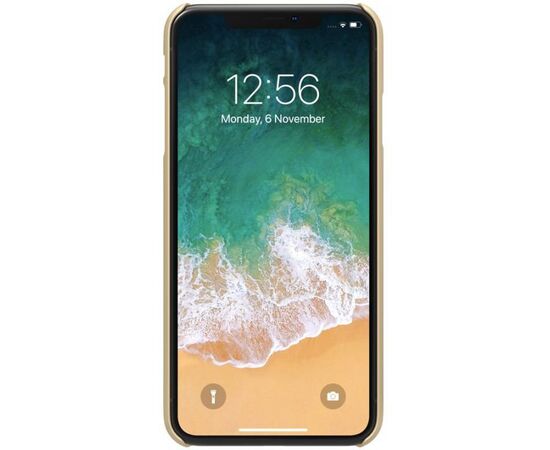 Купить Чехол-накладка Nillkin Super Frosted Shield Case Apple iPhone XS Max Gold, фото , изображение 2, характеристики, отзывы