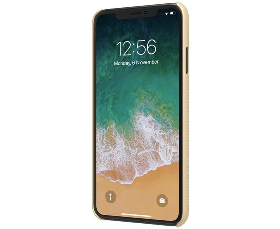 Купить Чехол-накладка Nillkin Super Frosted Shield Case Apple iPhone XS Max Gold, фото , изображение 3, характеристики, отзывы