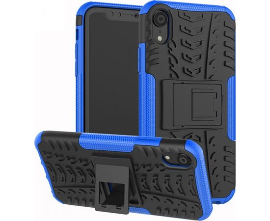 Придбати Чехол-накладка TOTO Dazzle Kickstand 2 in 1 Case Apple iPhone XR Blue, image , зображення 2, характеристики, відгуки