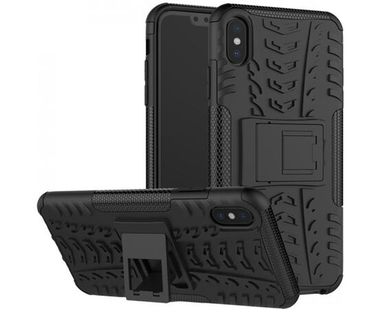 Придбати Чехол-накладка TOTO Dazzle Kickstand 2 in 1 Case Apple iPhone XS Max Black, image , зображення 2, характеристики, відгуки