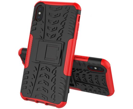 Придбати Чехол-накладка TOTO Dazzle Kickstand 2 in 1 Case Apple iPhone XS Max Red, image , характеристики, відгуки