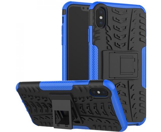 Придбати Чехол-накладка TOTO Dazzle Kickstand 2 in 1 Case Apple iPhone XS Max Blue, image , зображення 2, характеристики, відгуки