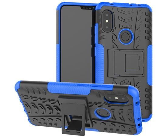 Придбати Чехол-накладка TOTO Dazzle Kickstand 2 in 1 Case Xiaomi Redmi Note 6 Pro Blue, image , характеристики, відгуки