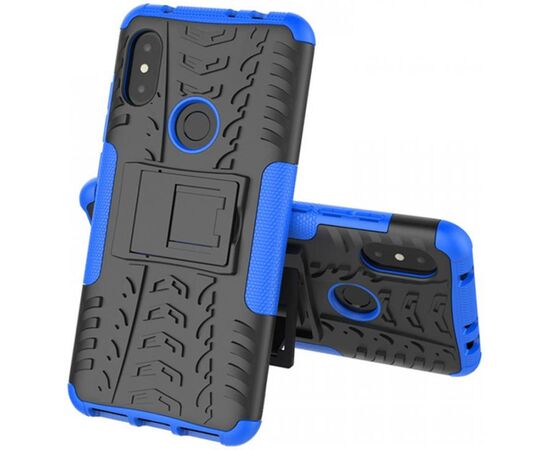 Придбати Чехол-накладка TOTO Dazzle Kickstand 2 in 1 Case Xiaomi Redmi Note 6 Pro Blue, image , зображення 2, характеристики, відгуки