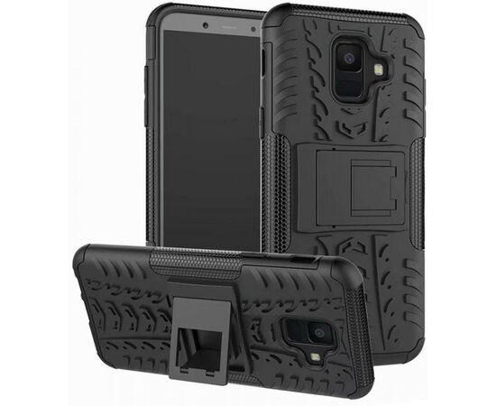 Придбати Чехол-накладка TOTO Dazzle Kickstand 2 in 1 Case Samsung Galaxy A6+ 2018 Black, image , зображення 7, характеристики, відгуки