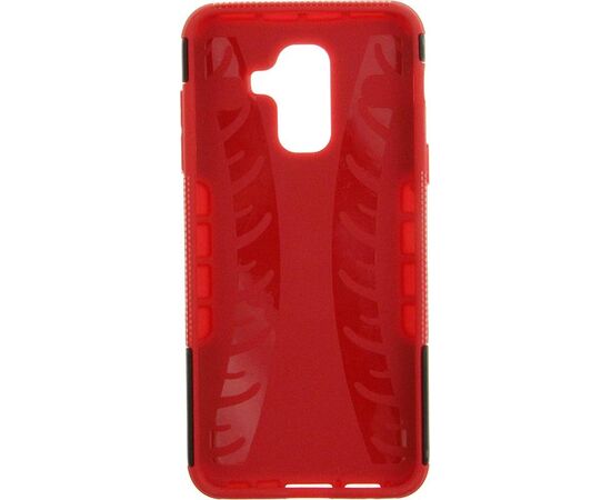 Придбати Чехол-накладка TOTO Dazzle Kickstand 2 in 1 Case Samsung Galaxy A6+ 2018 Red, image , зображення 3, характеристики, відгуки