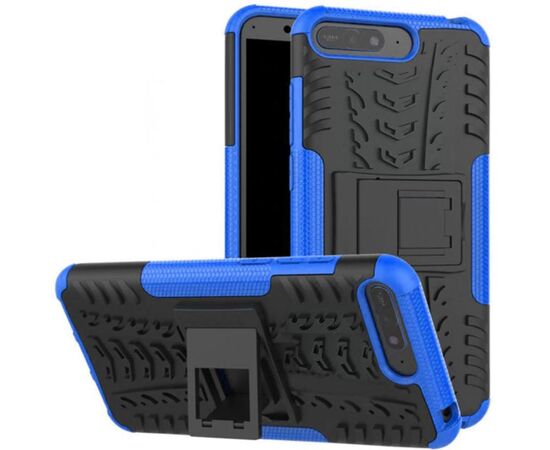 Придбати Чехол-накладка TOTO Dazzle Kickstand 2 in 1 Case Huawei Y6 2018 Blue, image , зображення 7, характеристики, відгуки