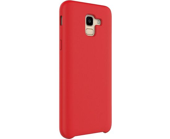 Купить Чехол-накладка TOTO Liquid Silicone case Samsung Galaxy J6 2018 Red, фото , изображение 2, характеристики, отзывы