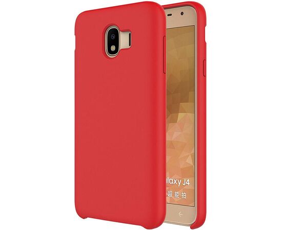 Купить Чехол-накладка TOTO Liquid Silicone case Samsung Galaxy J4 2018 (J400) Red, фото , изображение 2, характеристики, отзывы