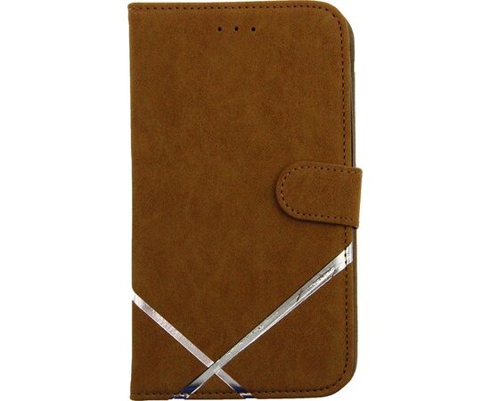 Купить Чехол-книжка TOTO Book Silicone Slide Universal Cover 6,5" (№2) Brown, фото , изображение 2, характеристики, отзывы