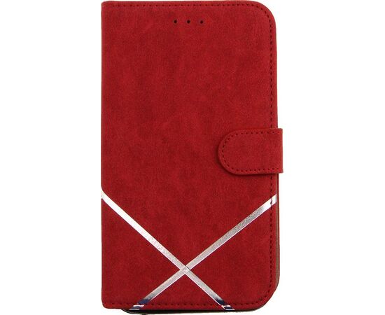 Купить Чехол-книжка TOTO Book Silicone Slide Universal Cover 6,5" (№2) Red, фото , изображение 2, характеристики, отзывы