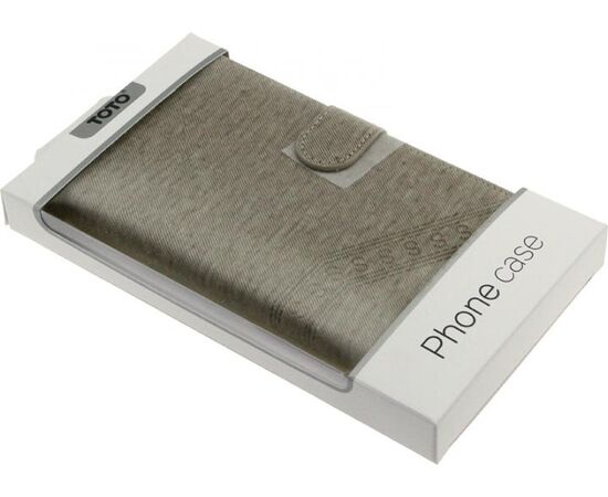 Придбати Чехол-книжка TOTO Book Silicone Slide Universal Cover 6,5" (№4) Gray, image , характеристики, відгуки