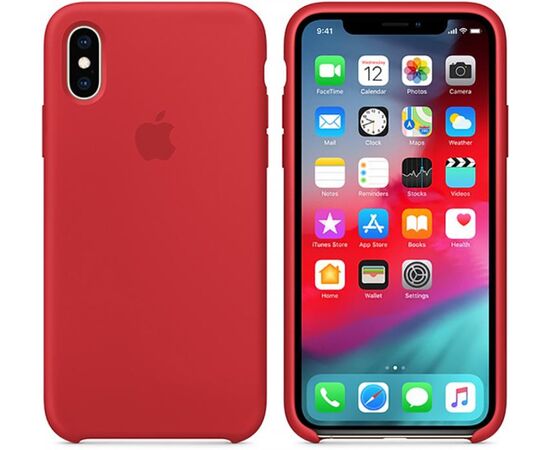 Придбати Чехол-накладка TOTO Silicone Case Apple iPhone X/XS Red, image , зображення 3, характеристики, відгуки