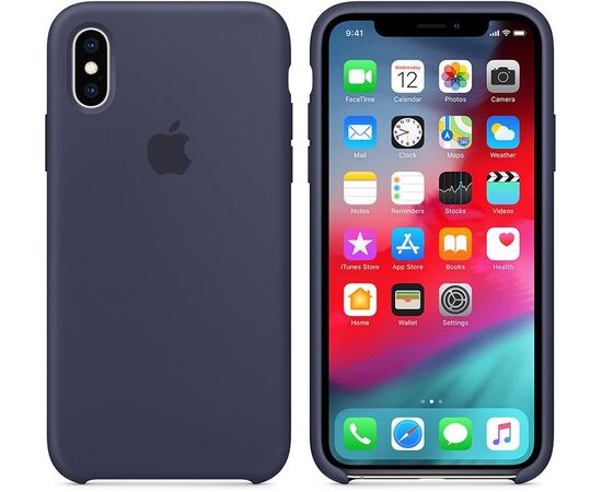 Придбати Чехол-накладка TOTO Silicone Case Apple iPhone X/XS Deep Blue, image , зображення 2, характеристики, відгуки