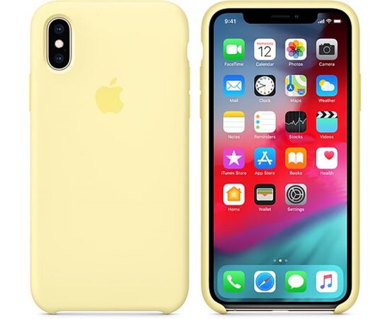 Купить Чехол-накладка TOTO Silicone Case Apple iPhone X/XS Yellow, фото , изображение 2, характеристики, отзывы