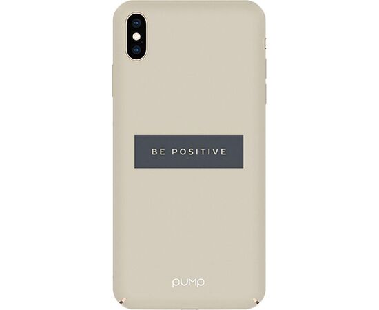 Придбати Чехол-накладка PUMP Tender Touch Case for iPhone X/XS Be Positive, image , характеристики, відгуки