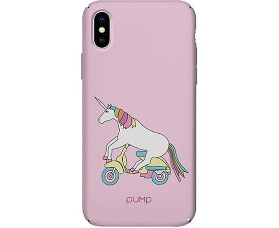 Купить Чехол-накладка PUMP Tender Touch Case for iPhone X/XS Unicorn Biker, фото , характеристики, отзывы