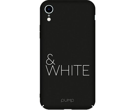 Придбати Чехол-накладка PUMP Tender Touch Case for iPhone XR Black&White, image , характеристики, відгуки