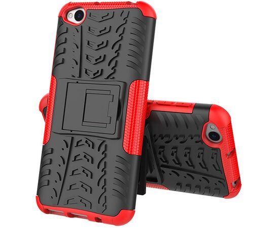 Придбати Чехол-накладка TOTO Dazzle Kickstand 2 in 1 Case Xiaomi Redmi Go Red, image , характеристики, відгуки