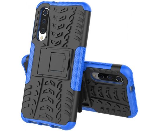 Придбати Чехол-накладка TOTO Dazzle Kickstand 2 in 1 Case Xiaomi Mi 9 SE Blue, image , характеристики, відгуки