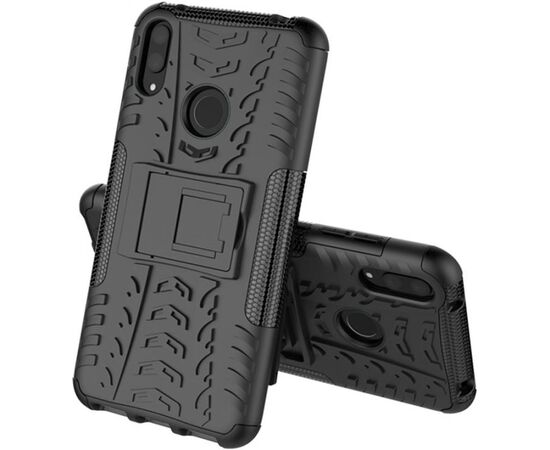 Придбати Чехол-накладка TOTO Dazzle Kickstand 2 in 1 Case Huawei Y7 Pro 2019/Enjoy 9 Black, image , характеристики, відгуки