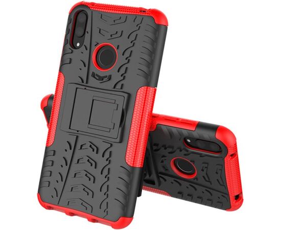 Купить Чехол-накладка TOTO Dazzle Kickstand 2 in 1 Case Huawei Y7 Pro 2019/Enjoy 9 Red, фото , характеристики, отзывы