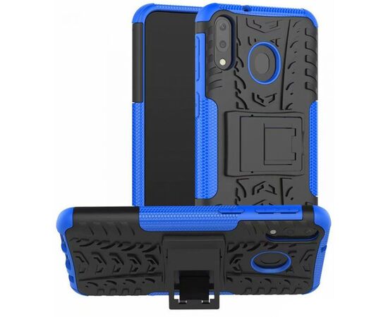 Придбати Чехол-накладка TOTO Dazzle Kickstand 2 in 1 Case Samsung Galaxy M20 Blue, image , характеристики, відгуки