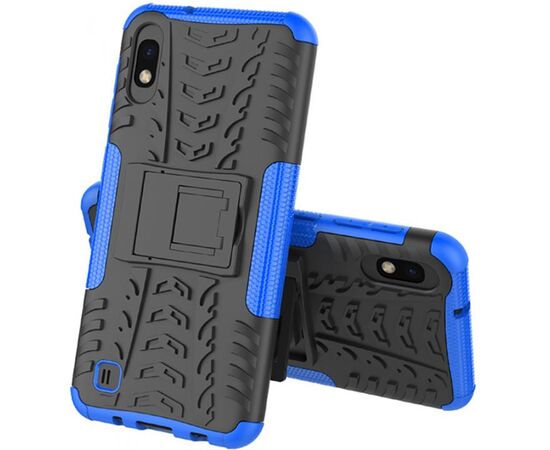 Придбати Чехол-накладка TOTO Dazzle Kickstand 2 in 1 Case Samsung Galaxy M10 Blue, image , характеристики, відгуки