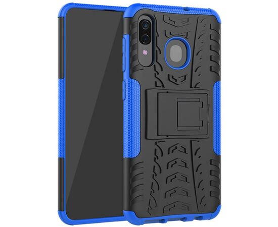 Придбати Чехол-накладка TOTO Dazzle Kickstand 2 in 1 Case Samsung Galaxy A20/A30 Blue, image , зображення 2, характеристики, відгуки