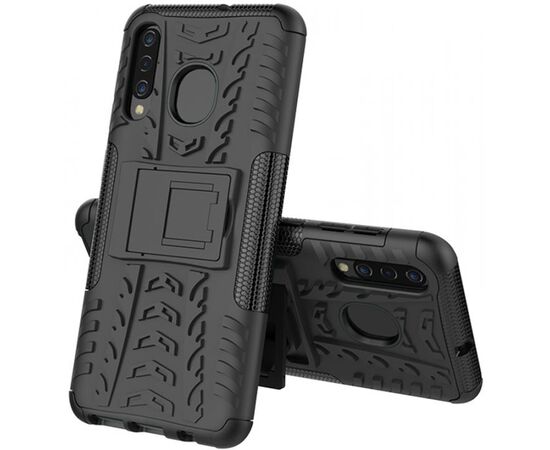 Придбати Чехол-накладка TOTO Dazzle Kickstand 2 in 1 Case Samsung Galaxy A30s/A50/A50s Black, image , характеристики, відгуки