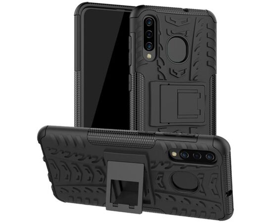 Придбати Чехол-накладка TOTO Dazzle Kickstand 2 in 1 Case Samsung Galaxy A30s/A50/A50s Black, image , зображення 3, характеристики, відгуки