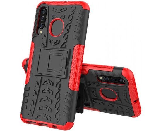 Придбати Чехол-накладка TOTO Dazzle Kickstand 2 in 1 Case Samsung Galaxy A30s/A50/A50s Red, image , характеристики, відгуки