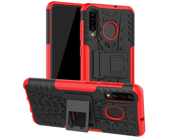 Придбати Чехол-накладка TOTO Dazzle Kickstand 2 in 1 Case Samsung Galaxy A30s/A50/A50s Red, image , зображення 2, характеристики, відгуки