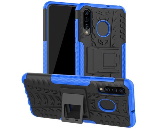 Придбати Чехол-накладка TOTO Dazzle Kickstand 2 in 1 Case Samsung Galaxy A30s/A50/A50s Blue, image , зображення 2, характеристики, відгуки