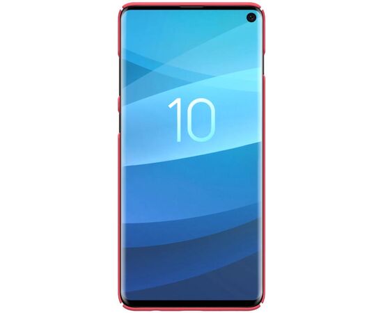 Придбати Чехол-накладка Nillkin Super Frosted Shield Samsung Galaxy S10 G973 Red, image , зображення 3, характеристики, відгуки