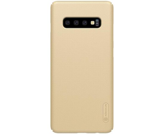 Придбати Чехол-накладка Nillkin Super Frosted Shield Samsung Galaxy S10 G973 Gold, image , характеристики, відгуки