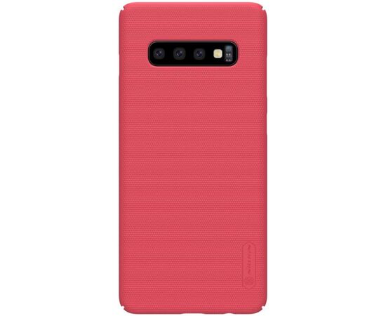 Придбати Чехол-накладка Nillkin Super Frosted Shield Samsung Galaxy S10+ G975 Red, image , характеристики, відгуки