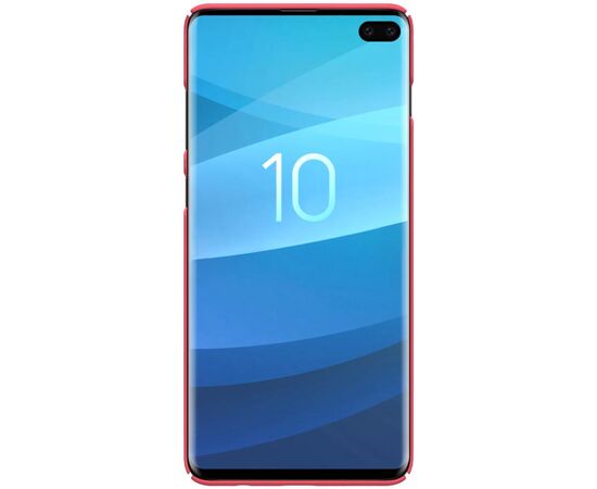 Придбати Чехол-накладка Nillkin Super Frosted Shield Samsung Galaxy S10+ G975 Red, image , зображення 3, характеристики, відгуки