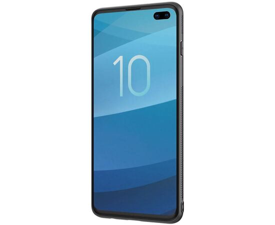 Купить Чехол-книжка Nillkin Synthetic Fiber Case Samsung Galaxy S10+ Black, фото , изображение 4, характеристики, отзывы