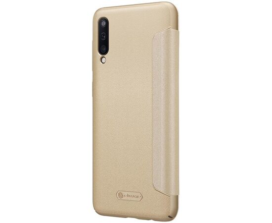 Придбати Чехол-книжка Nillkin Sparkle Leather Case Samsung Galaxy A50 Gold, image , зображення 3, характеристики, відгуки