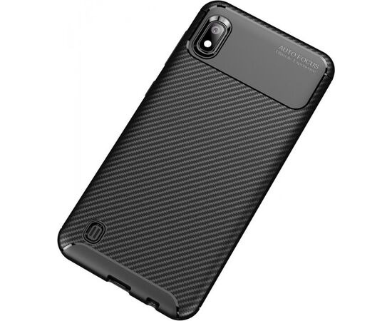 Купить Чехол-накладка TOTO TPU Carbon Fiber 1,5mm Case Samsung Galaxy A10 Black, фото , изображение 3, характеристики, отзывы