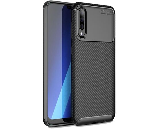 Придбати Чехол-накладка TOTO TPU Carbon Fiber 1,5mm Case Samsung Galaxy A30s/A50/A50s Black, image , зображення 2, характеристики, відгуки