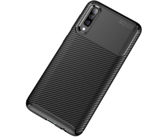 Придбати Чехол-накладка TOTO TPU Carbon Fiber 1,5mm Case Samsung Galaxy A30s/A50/A50s Black, image , зображення 3, характеристики, відгуки